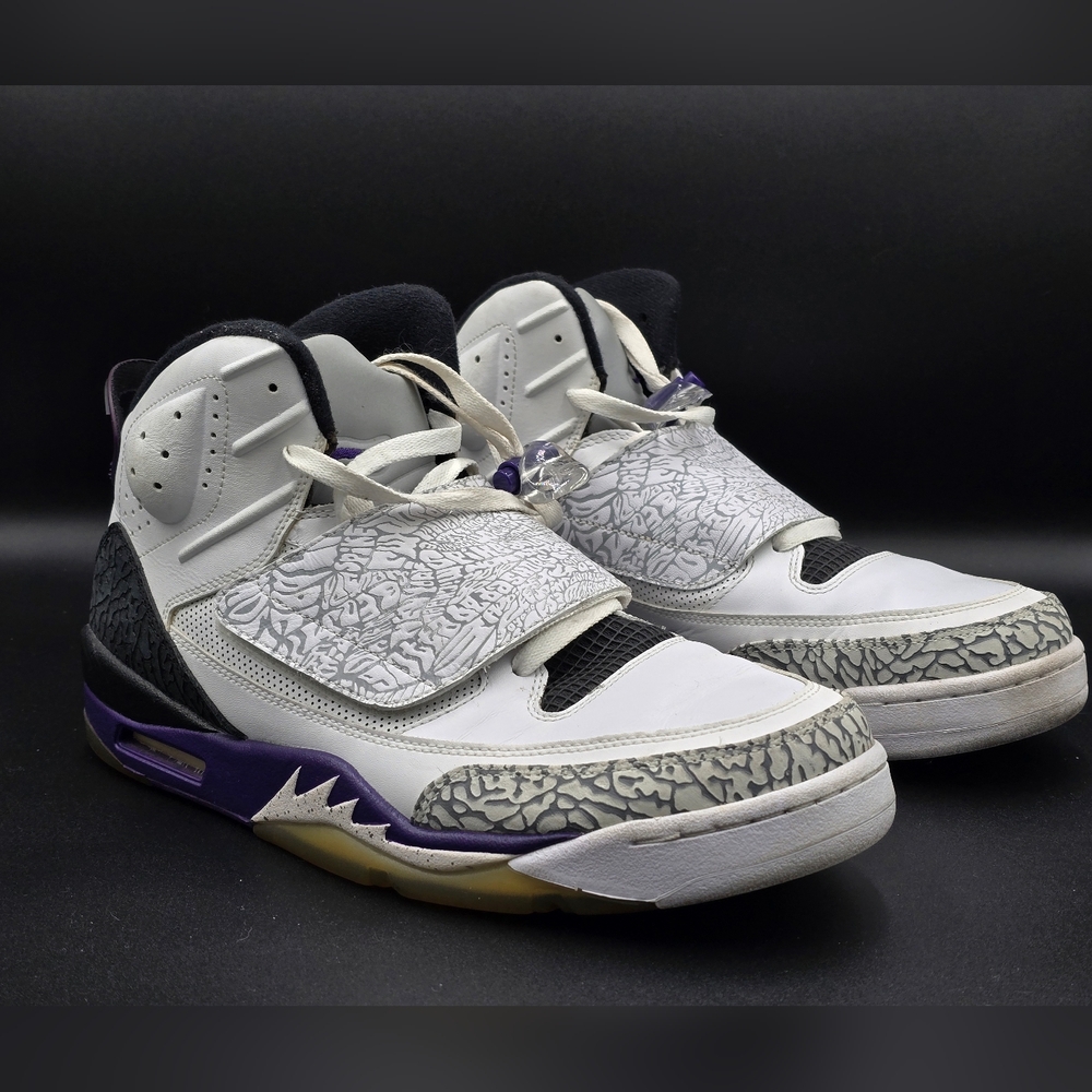 Nike Air Jordan Son Of Mars White Purple Grey - Men's Size 12